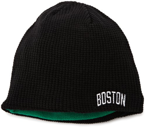 NBA Men's Reversible Knit Hat - Ke82Z, Boston Celtics, One Size , Boston Celtics , Black/Kelly Green