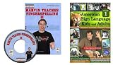 Marvin Teaches Fingerspelling 2 and American Sign Language DVD for Adults & Children Bundle Package