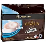Tassimo Gevalia Skinny Cappuccino, 2.22 Ounce Coffee 12.8 Ounce Milk Pouch (Pack of 2)