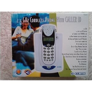 Curtis TC981 2.4 GHz Cordless Phone with Caller ID by 
