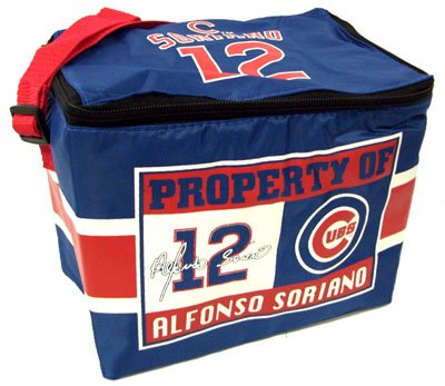 Property of #12 Alfonso Soriano Chicago Cubs MLB Baseball Lunch Bag / Box