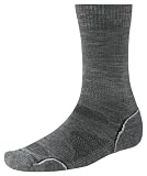 Smartwool Herren Socke PhD Outdoor Light Crew, medium gray/black, M
