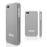 elago S4 BREATHE Case for AT&T and Verizon iPhone 4 (Silver)