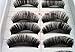 Bluesky Brand New 10xblack False Eyelashes Eyelash Make up Hand Made Thick Long Natral Soft (198)