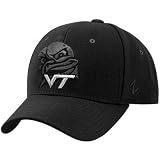 Zephyr Virginia Tech Hokies Black Vortex Fitted Hat