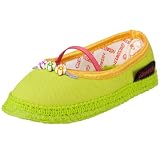 Giesswein Berndorf 49167, Mädchen Slipper, grün, (mai 417), EU 25, (US 8)