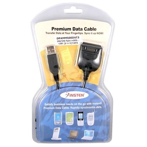 Electronics: Insten  Data & Recharging USB Cable for Palm  PalmOne  m500 / m505 / m515 / m125 / m130 / I705 / TUNGSTEN T / T2 / T3 / W / C /ZIRE 71 by Eforcity
