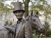 At Abraham Lincoln's Summer Home in Washington, D.C., a Statue of Him with His Horse - Moving 16x20 Photographic Print By Carol M. Highsmith