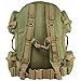 VISM by NcStar Tactical Backpack with Trim, Green/Tan