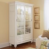 IMAGE OF American Drew Camden Antique White China Cabinet