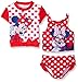 Disney Girls' Minnie Mouse Swimwear Rashguard Set