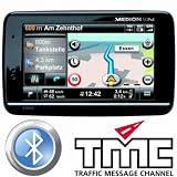 MEDION E4445 Navigation Bluetooth Freisprechfunktion TMC 4,3" / 10,92cm Mini-USB Kartenmaterial f�r West- und Osteuropa � Autohalterung
