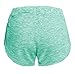 Women's Elastic Waist Marled Knit Activewear Lounge Shorts