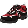 Leo's 995 Nrg Wave Shoe,Black/Red /Silver,6 M US Men's / 7.5 M US Women's