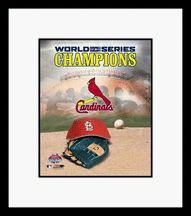 Buy 2006 St. Louis Cardinals MLB World Series Champions Team Logo Framed 8 x 10 Photograph by All About Autographs