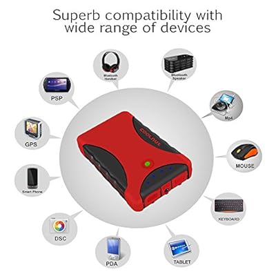 COOLNUT CMPBAD-42 WaterProof Power Bank 10400mAh (Red)