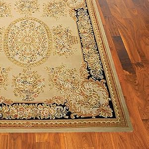 French Floral Wool-and-Silk Rug - 5' x 8' - Frontgate