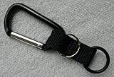 Water Bottle Holder With Black Aluminum Carabiner