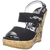 Ed Hardy Womens Private Wedge Sandal