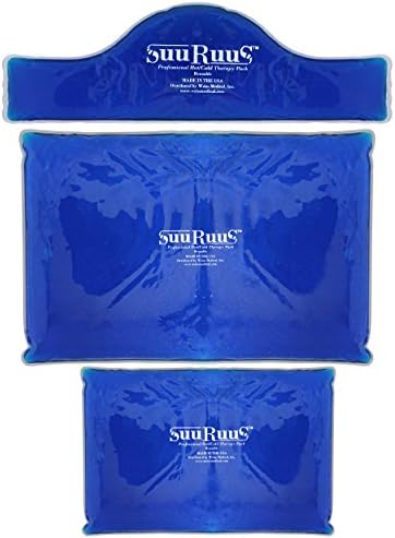 SuuRuuS Hot and Cold Therapy Blue Gel Pack - Standard 10 x 13 Inches