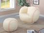 Baseball Theme Kids Chair Ottoman Set Childrens Sports