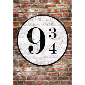 Platform 9 3/4 King's Cross Poster Print - 11x17