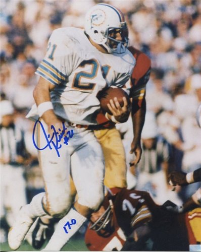 Jim Kiick Autographed/Signed 8x10 Photo