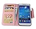 Galaxy S3 case, By HiLDA,Wallet Case,PU Leather Case,Credit Card Holder,Flip Cover Skin,Case for Samsung Galaxy SIII i9300[Blue]