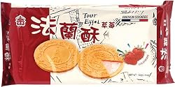 I Mei French Cookies, Strawberry, 2.1-Ounce Bags (Pack of 24)
