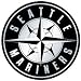 Seattle Mariners MLB Silver Auto Emblem