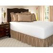 King Camel Ruffled Bed Skirt with 14" Drop