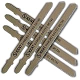 Buy 6 Pack 4 T-Shank Diamond Coated Jig Saw Blades Grit 80 by Kent