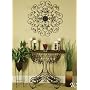 XL Tuscan Iron Scroll Wall Grille Candle Holder Grill