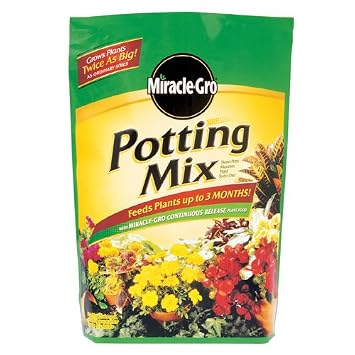 Miracle-Gro
Potting Mix is rated 4.5 stars on Amazon
