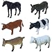 Sunshine 6 Pcs Farm Animals Rubber Set (Small Size) RS.189.00