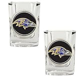 Baltimore Ravens - NFL 2oz Square Shot Glass Set - 2 Pack