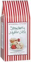 Stonewall Kitchen Strawberry Muffin Mix, 14-Ounce Boxes (Pack of 3)