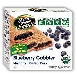 Health Valley Cobbler Cereal Bars, Blueberry, 6-Count 7.9-Ounce Boxes (Pack of 6)