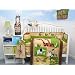 Boutique Safari Jungle Animals 10pcs Crib Bedding Set