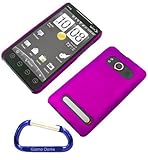 Gizmo Dorks Rubberized Case Cover (Hot Pink) for the Sprint HTC EVO 4G