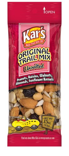 Kar's Nuts Trail Mix, Original Blend, 1.5-Ounce Bags (Pack of 72)