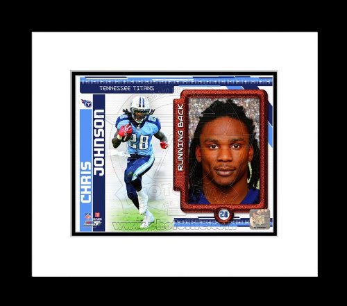 Tennessee Titans Chris Johnson Studio Plus Framed 8x10 Picture