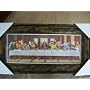 Elegantly Framed Last Supper Picture 25"x13"
