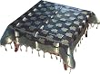 Organza Tablecloth Tissu Silk Cover 44 x 44 inches