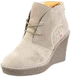 Hilfiger Denim GREEN 5 FW56812765, Damen Stiefel, Beige (SOIL 018), EU 42
