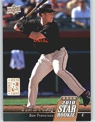 2010 Upper Deck Baseball Card # 28 Buster Posey (RC - Rookie Card / Star Rookie) San Francisco Giants - MLB Trading Card Shipped In Protective Screwdown Display Case!