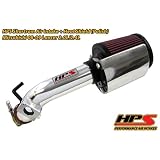 08-09 Mitsubishi Lancer 2.0L 2.4L HPS Short ram Air Intake Kit Polish by HPS