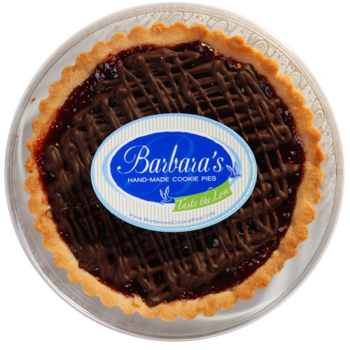 Barbara's Hand-Made Cookie Pies Gourmet Rasberry Chocolate Cookie Pie 