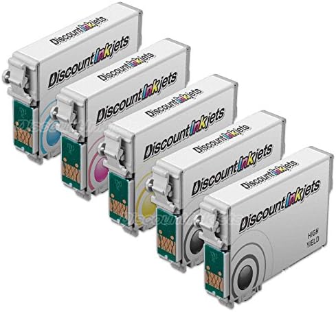 JS 5pk T126 126 Black &amp; Color Printer Ink Cartridge for Epson PhotoSmart C7200