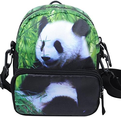 Benry Kids Backpack 3D Cute Zoo School Toddler Sidesick Boys Girls Bags Climbing Travel Bag Pack (Panda)